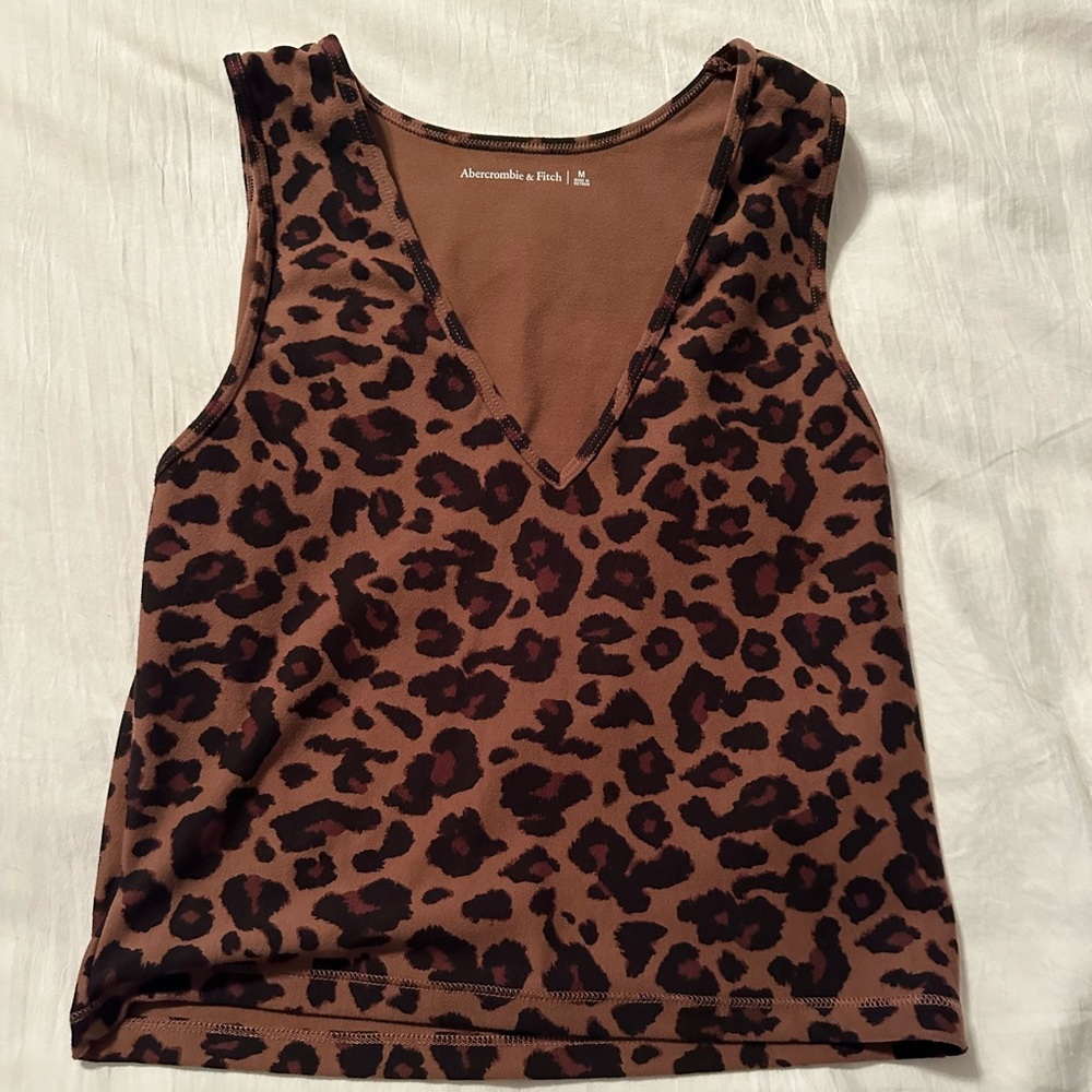 Abercrombie and fitch cheetah tank top